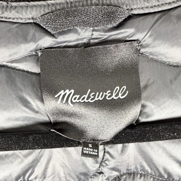 Madewell Quilted Oversized Bomber Jacket Size Small